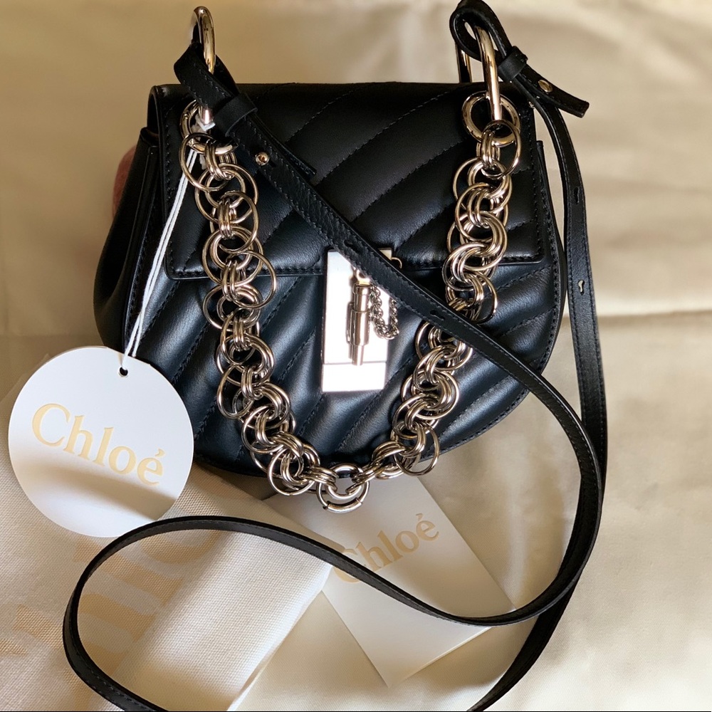 Chloé Drew Bijue! ( black Quilted) - Picture 2 of 8